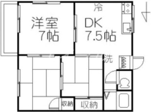 ヌーベル青江の物件間取画像